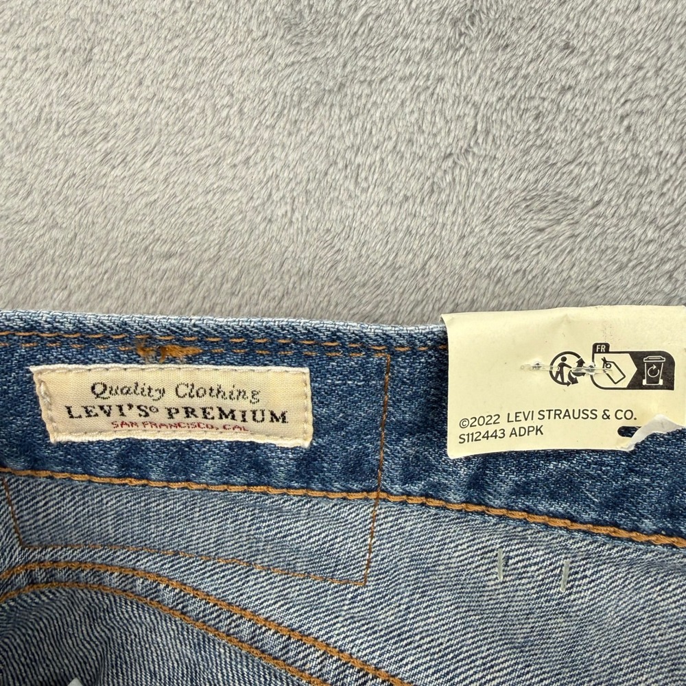 Levis Premium 568 Loose Straight Lightweight Linen Cotton Jeans Men's Sz 31x32 - Picture 10 of 16